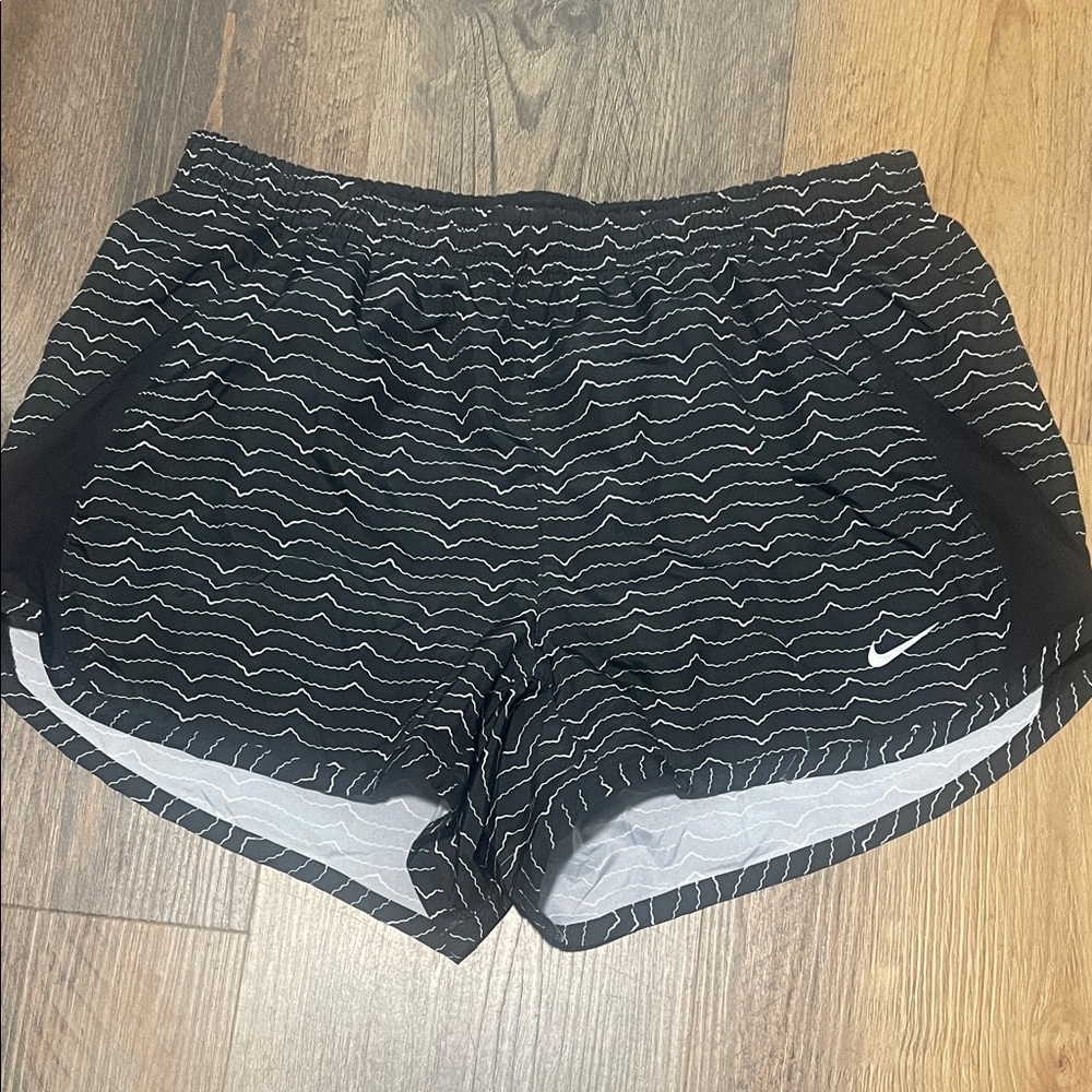 Women’s Nike Black and White Athletic Shorts